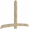 Ekena Millwork Bellingham Rough Sawn Timber Gable Bracket, Douglas Fir, 96"W x 64"H x 4"D x 6"F, 16/12 Pitch GBW096X64X0406BEL00RDF - alternate 3